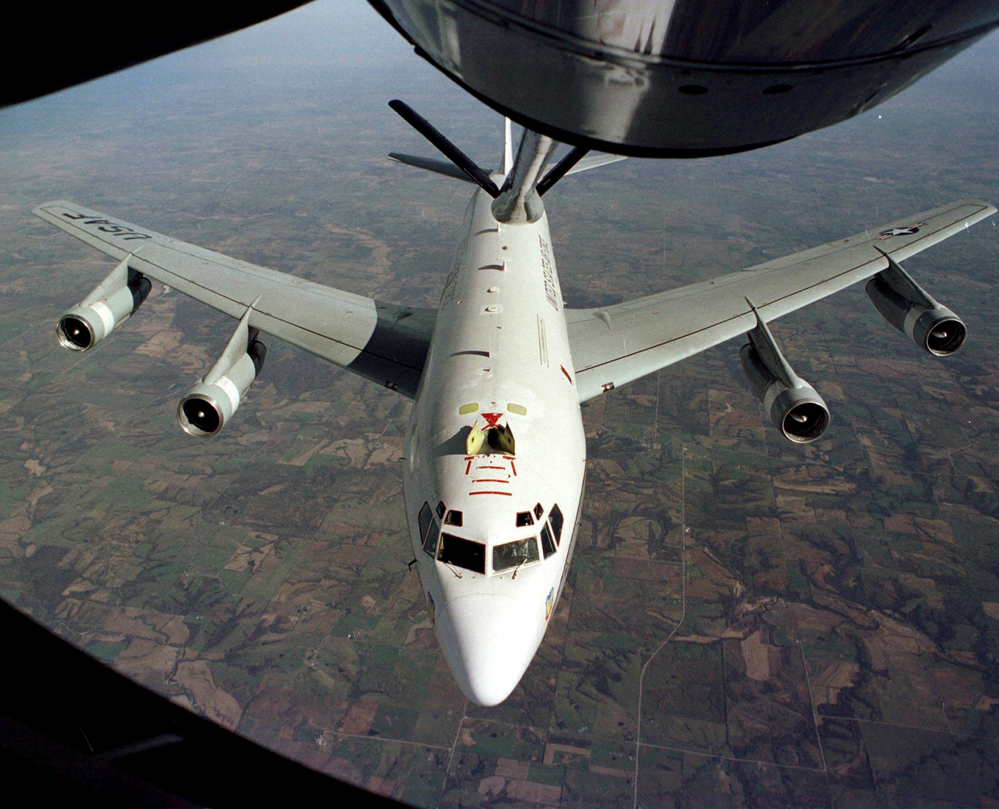U.S. Air Force WC-135W Constant Phoenix aircraft during flight