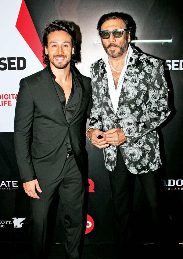 Jackie and Tiger Shroff