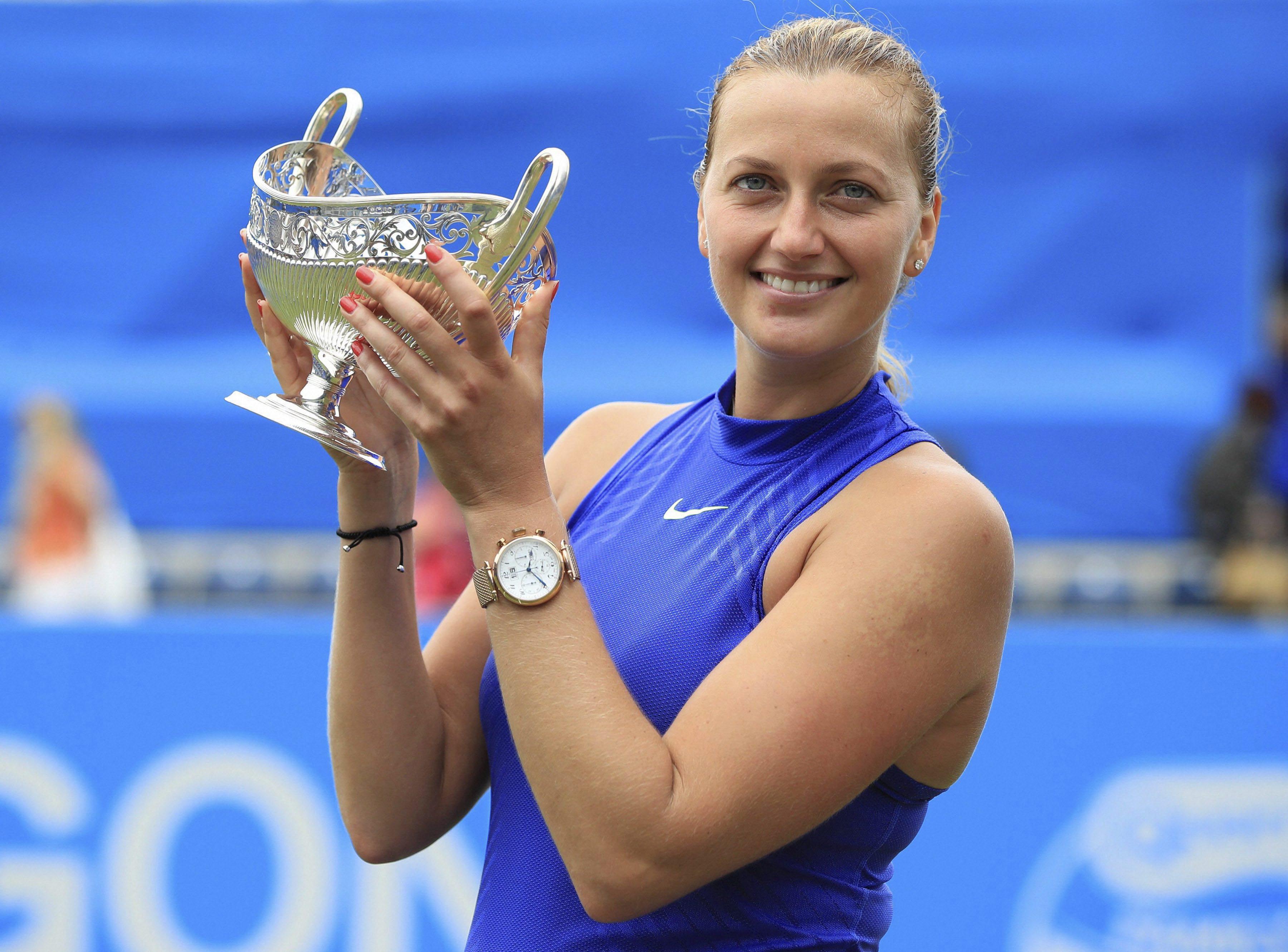 Aegon Classic: Petra Kvitova sends Wimbledon warning with Birmingham title