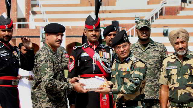 Eid al-Adha 2017: Pak rangers and BSF exchange sweets at Wagah border, celebs wish nation