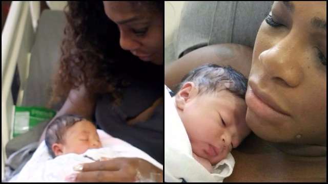 SEE PIC: Serena Williams' daughter is already going on ... - 640 x 360 jpeg 20kB