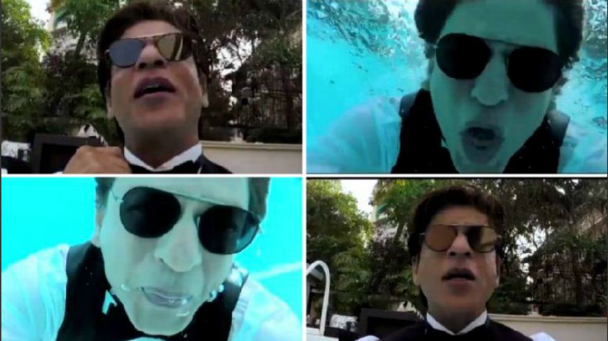 Image result for SRK goes underwater to thank 33 million fans