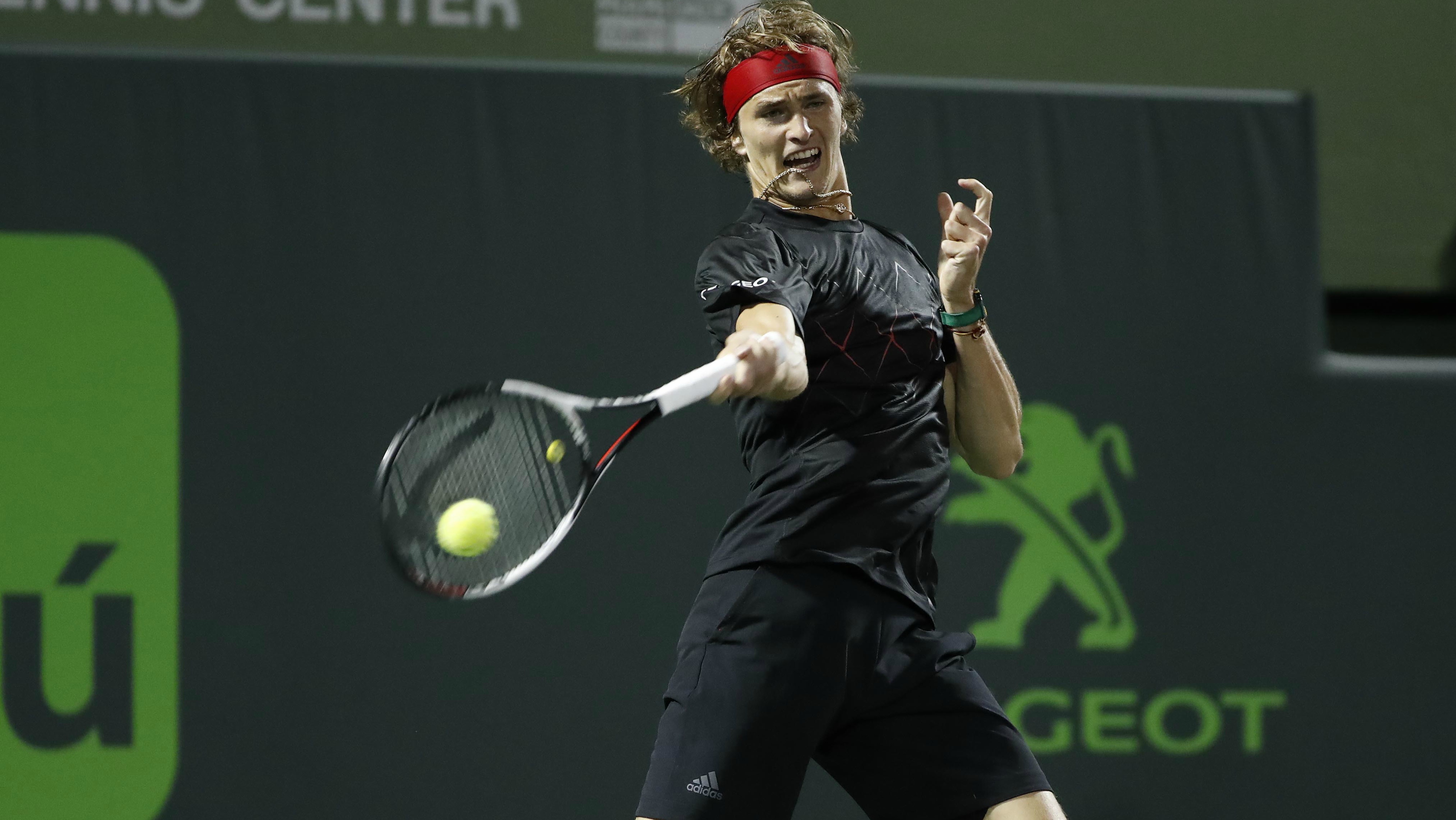Miami Open: Alexander Zverev sets up fourth round clash with Nick Kyrgios
