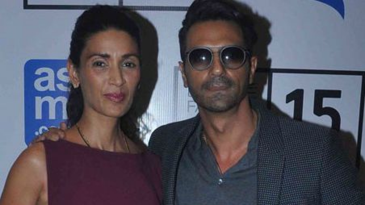 Arjun Rampal and Mehr Jessia