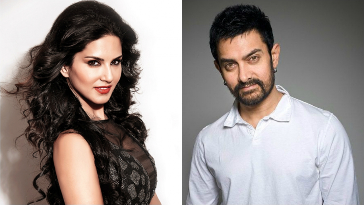 Image result for aamir khan with sunny leone