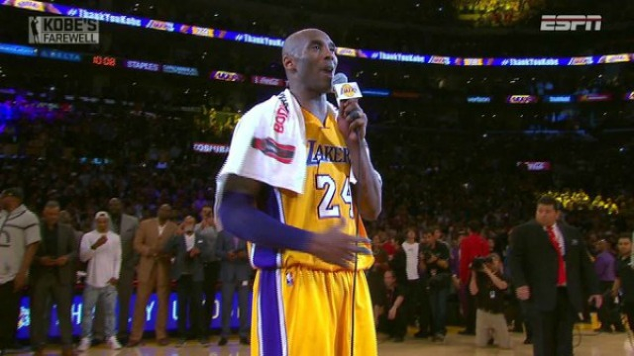 WATCH: Kobe Bryant's Heart-touching Retirement Speech After Last Lakers ...