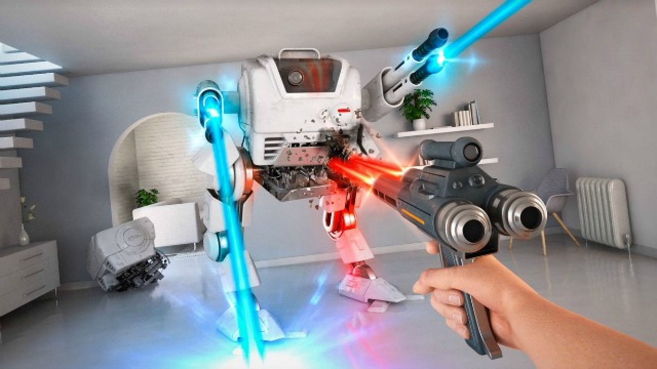 Watch Linq mixedreality headset blends real and virtual worlds