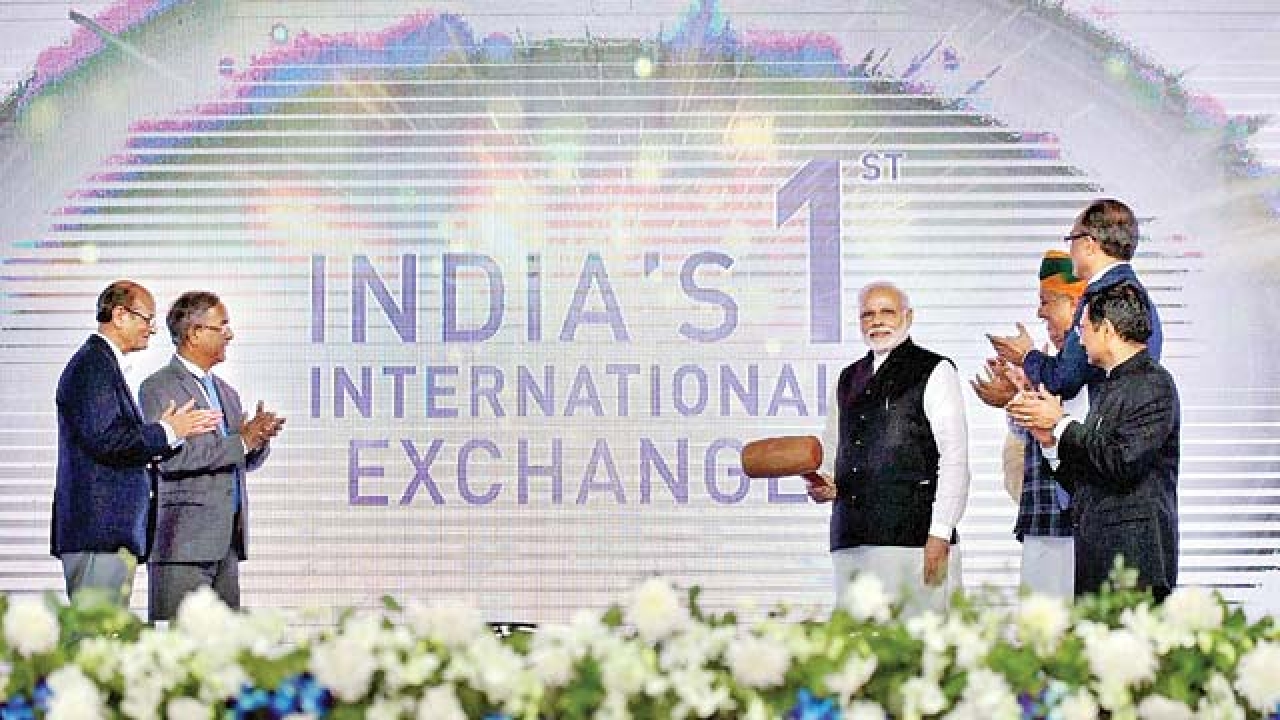 Modi inaugurates his ‘dream’ exchange in Gift City