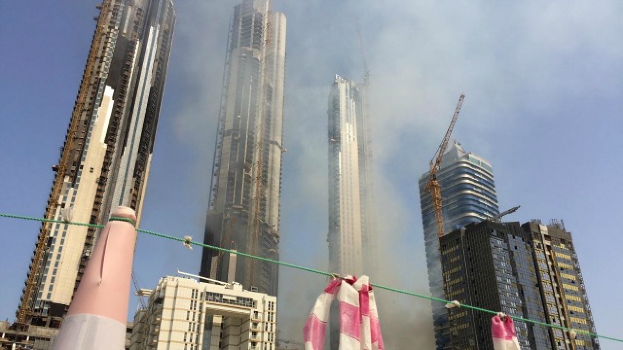 Dubai: Fire Breaks Out In Residential Complex Near Burj Khalifa