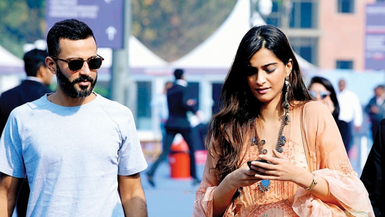 Image result for Sonam Kapoor with anand ahuja india.com