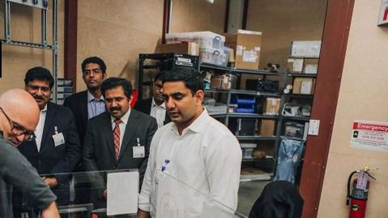 Andhra Pradesh IT Minister Nara Lokesh at Google X