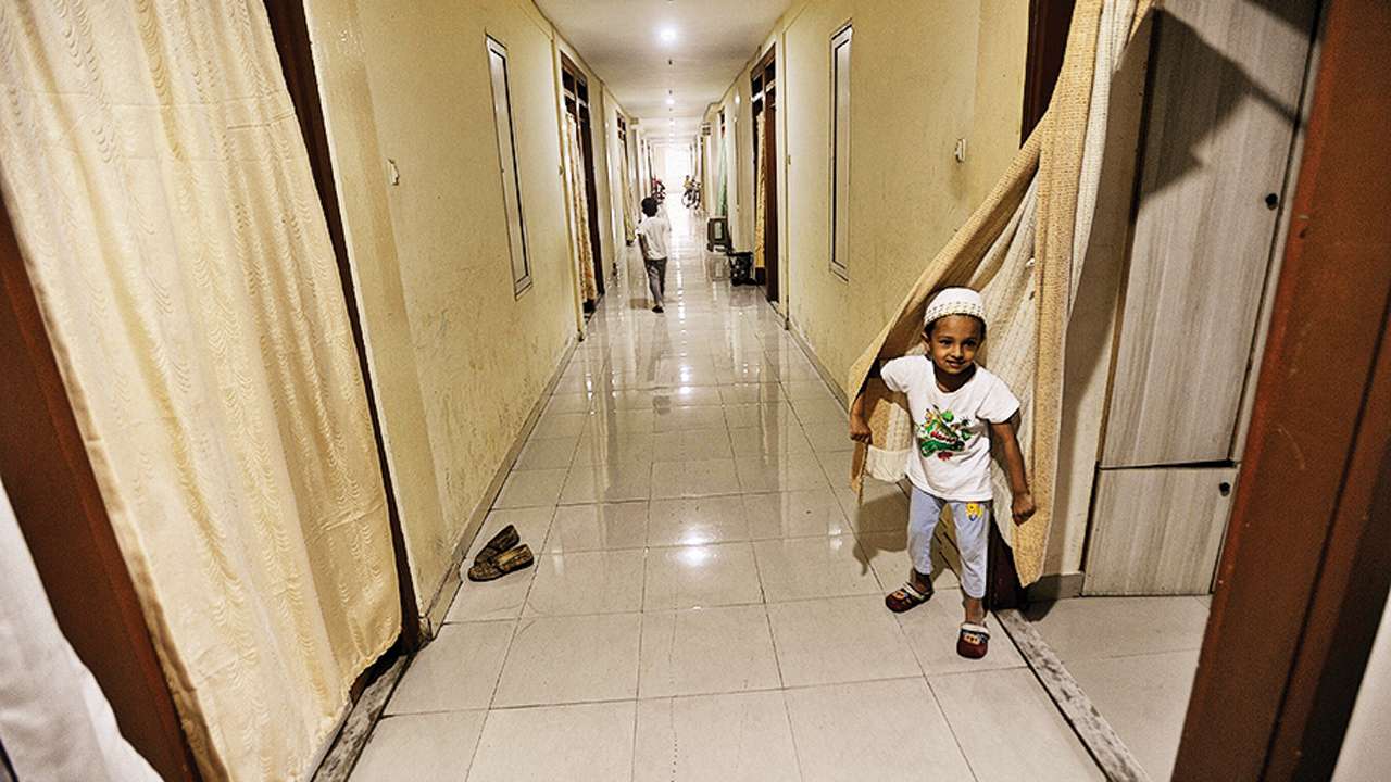 My family feels safe in the transit camp Resident