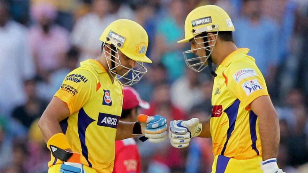 Image result for dhoni and raina ipl 2018
