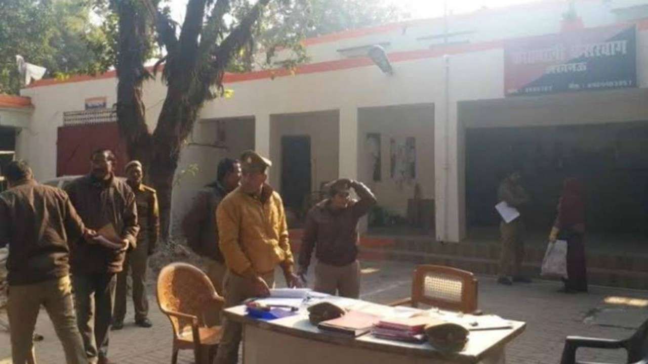 Haj House in Lucknow Painted Saffron by Yogi Adityanath Government Haj House in Lucknow Painted Saffron by Yogi Adityanath Government
