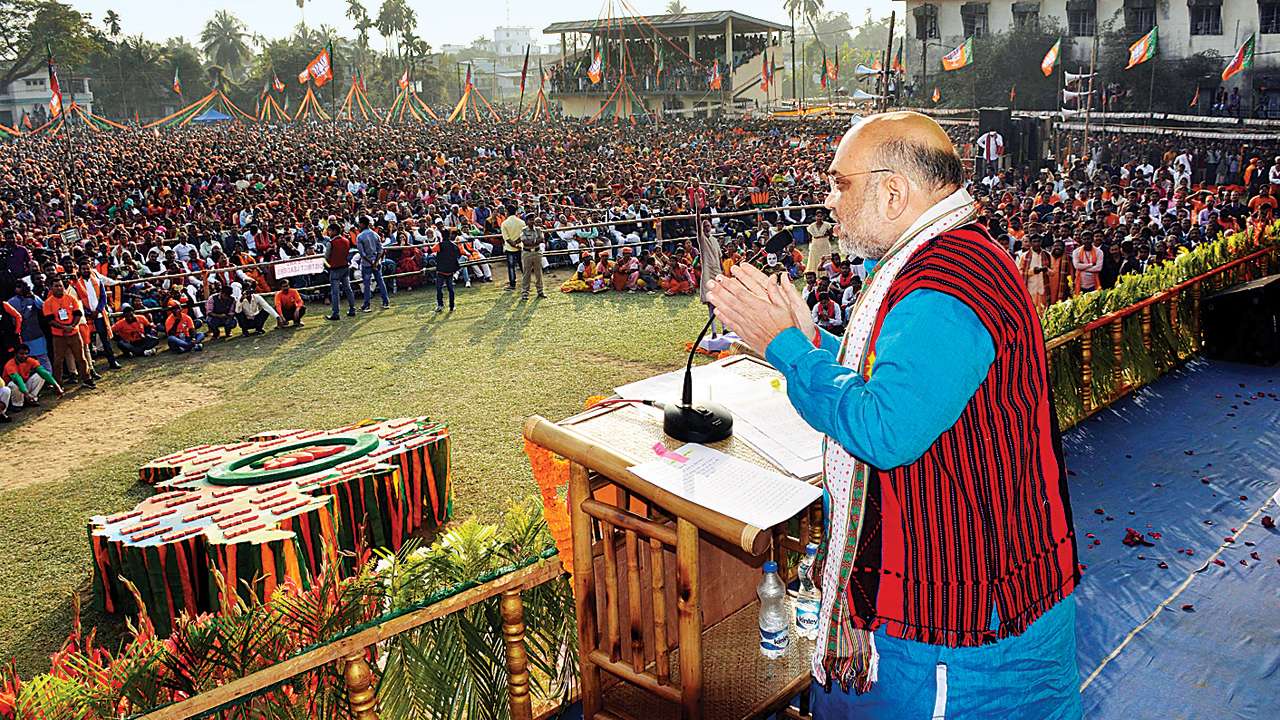 BJP won't cower down by CPI-M's violence: Amit Shah BJP won't cower down by CPI-M's violence: Amit Shah