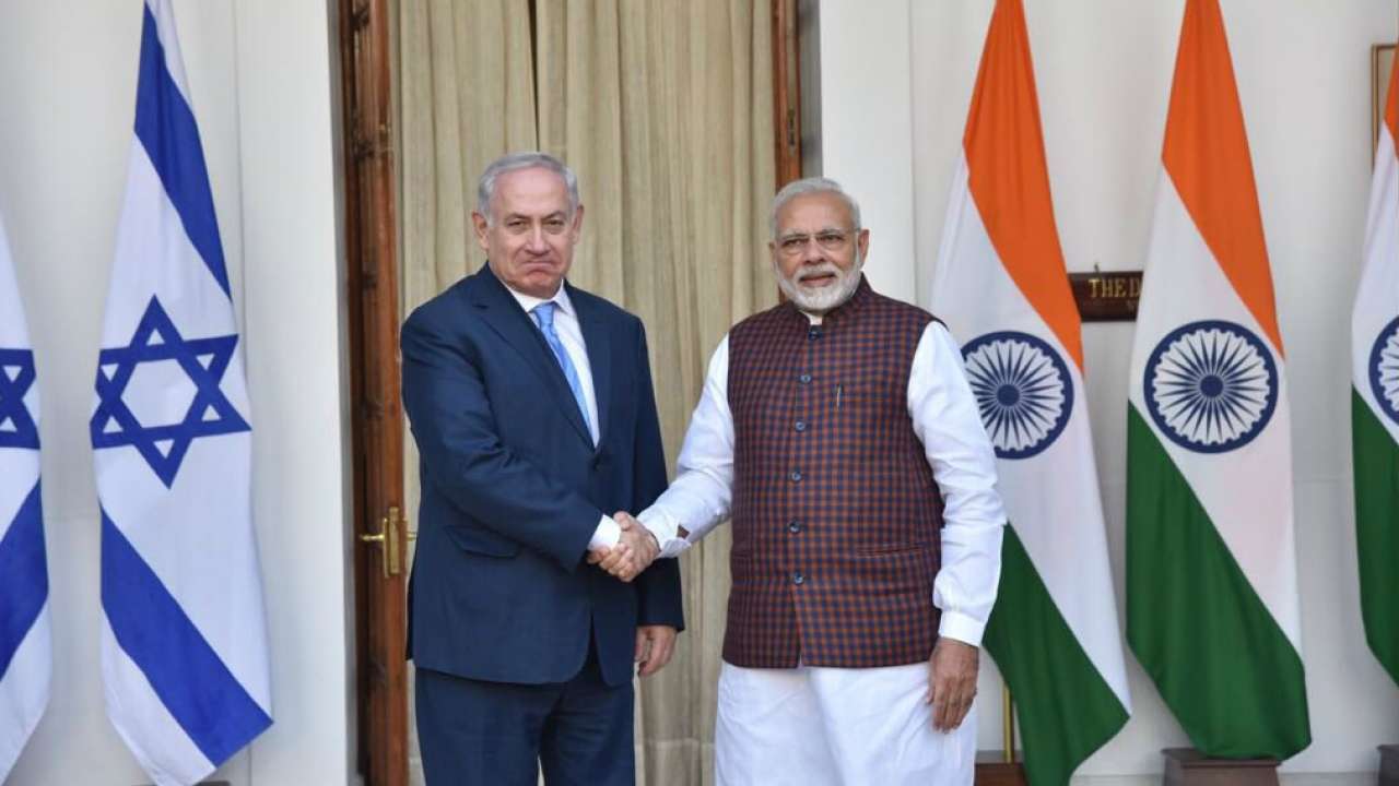 Modi welcomes Israeli PM at start of India trip Modi welcomes Israeli PM at start of India trip
