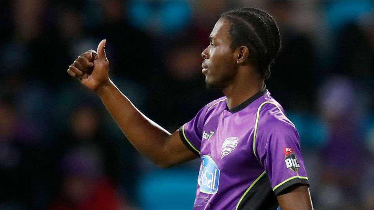 Jofra Archer played for the Hobart Hurricanes in BBL 07. (DNA)