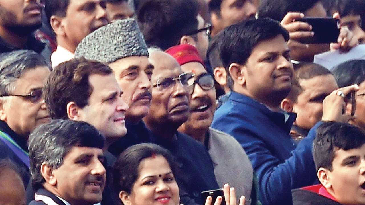 Rahul Gandhi at R Day Parade