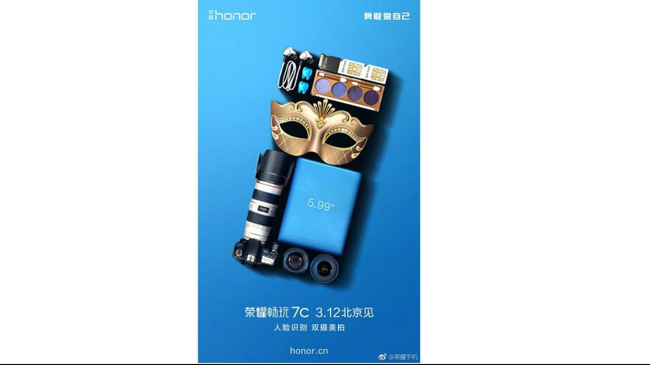 Huawei confirms Honor 7C, reveals its specs