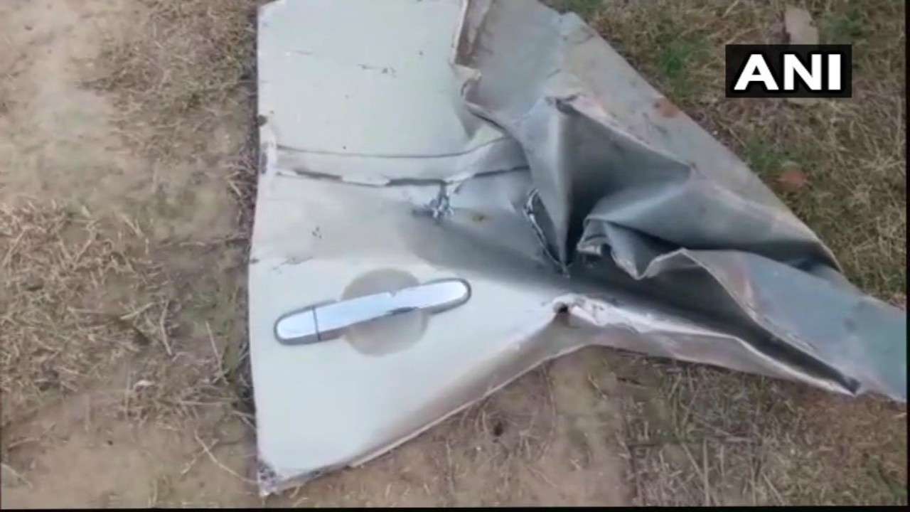Debris of the accident