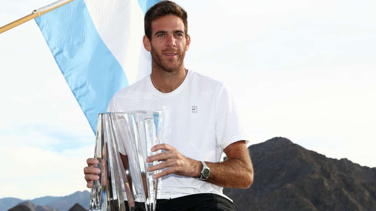Del Potro outlasts Roger Federer to claim Indian Wells title