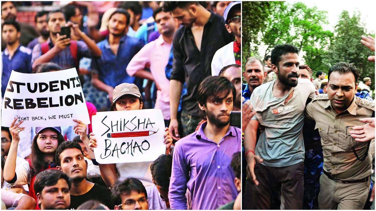 Delhi police 'molests, manhandles' woman photojournalist during JNU protest Delhi police 'molests, manhandles' woman photojournalist during JNU protest