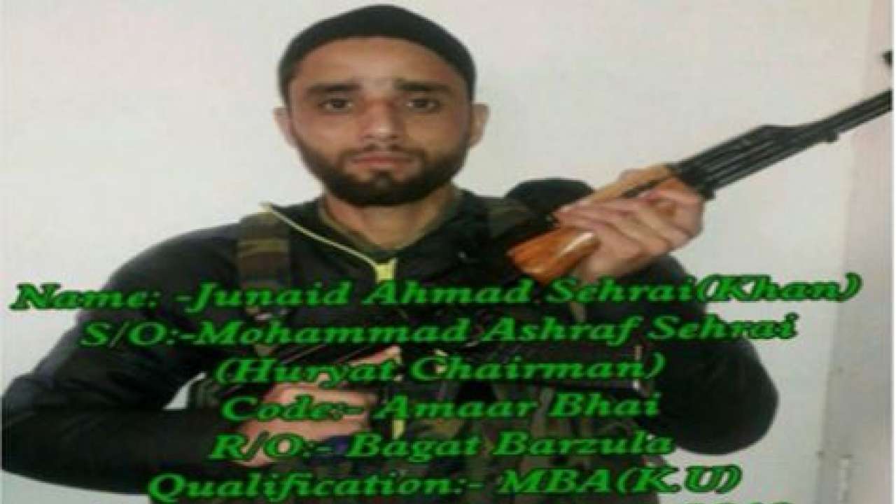 New Hurriyat chief's son joins terror group Hizbul New Hurriyat chief's son joins terror group Hizbul