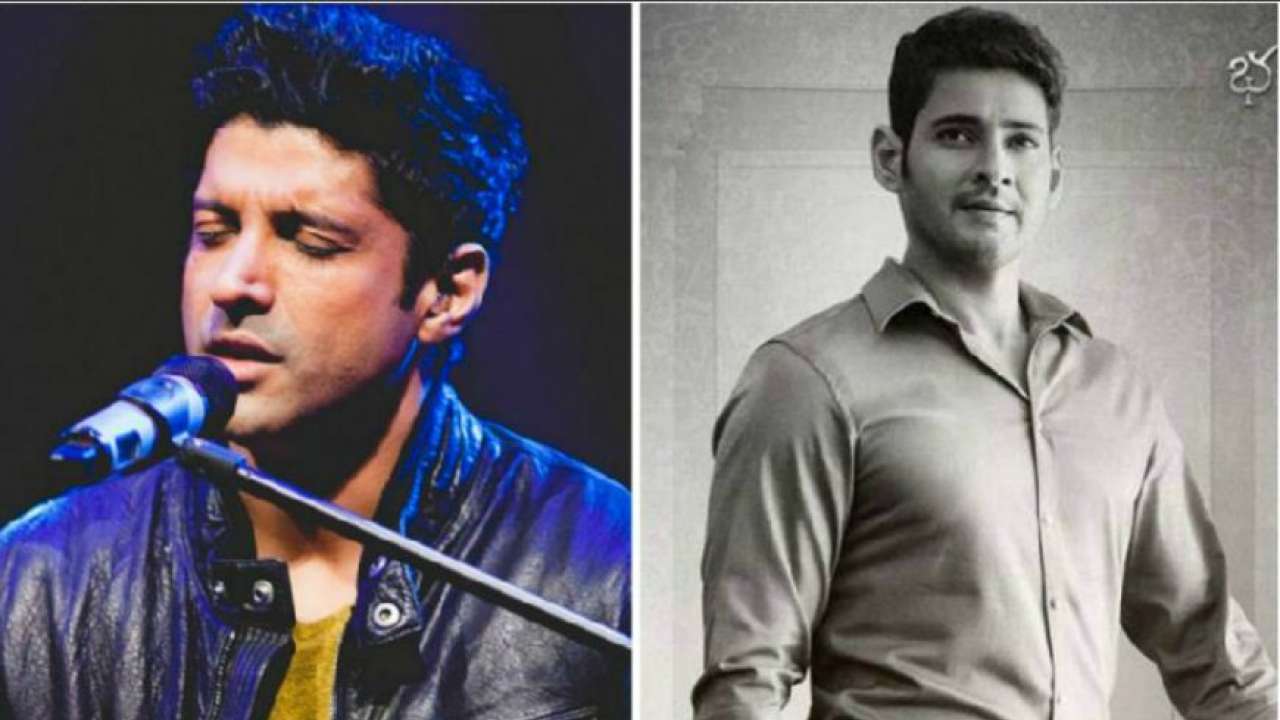 Farhan Akhtar sings for Mahesh Babu's film Bharat Ane Nenu Farhan Akhtar sings for Mahesh Babu's film Bharat Ane Nenu