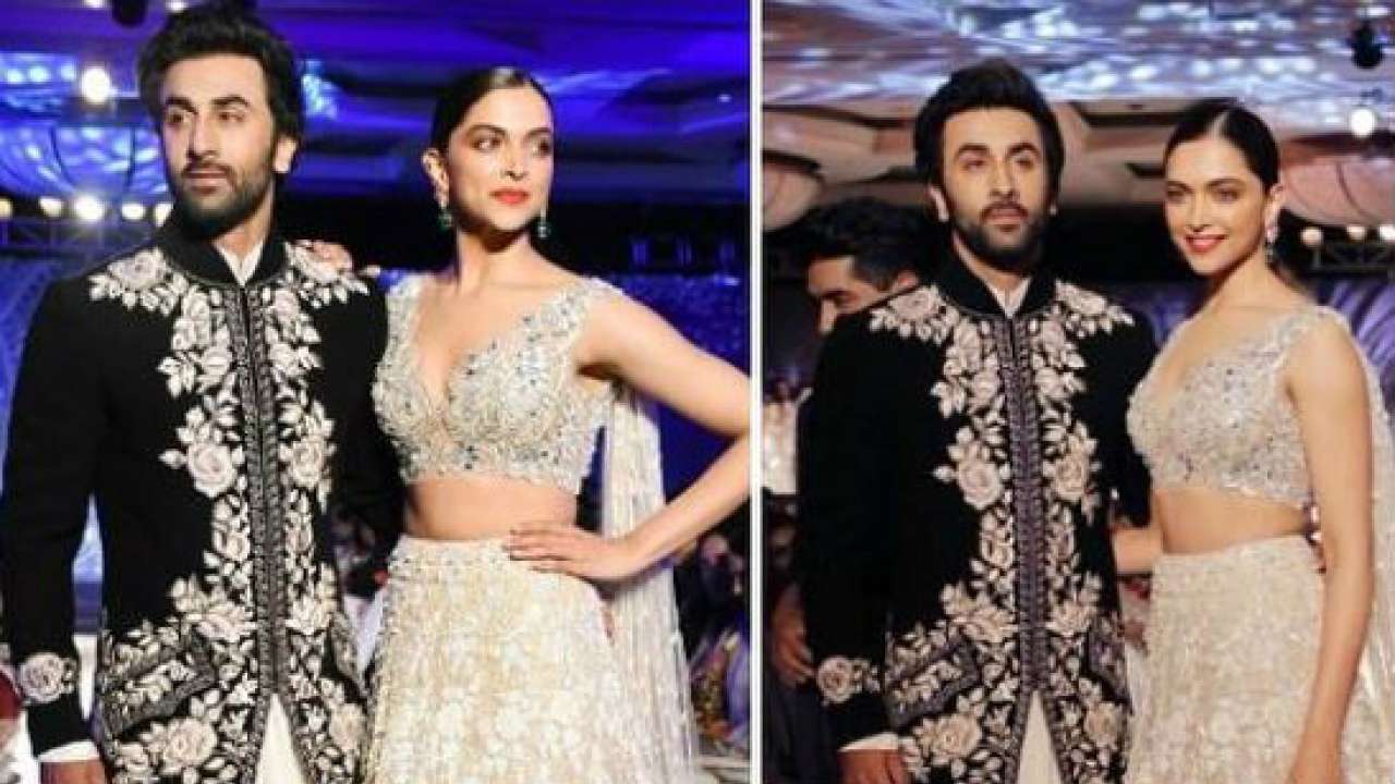 Image result for ranbir and deepika ramp walk