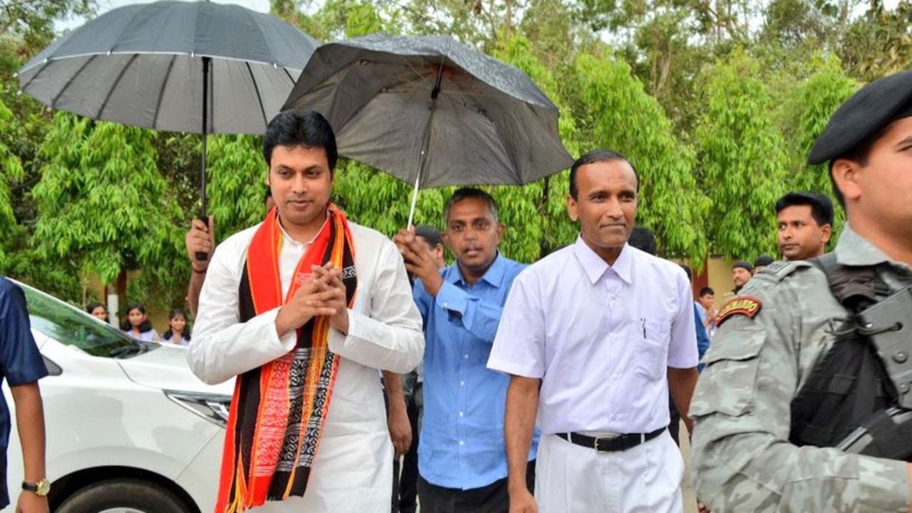 Facing backlash, Tripura CM Biplab Deb Facing backlash, Tripura CM Biplab Deb