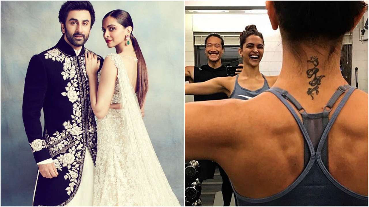 It's very much there! Deepika Padukone's pics flaunting her 'RK' tattoo