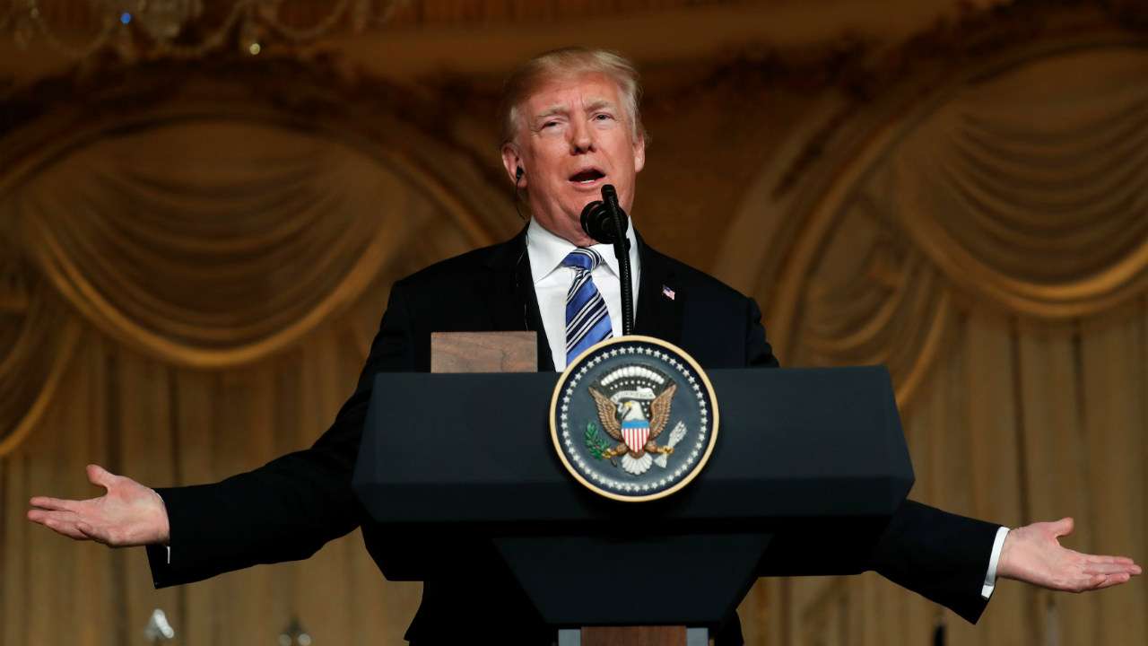 US President Donald Trump