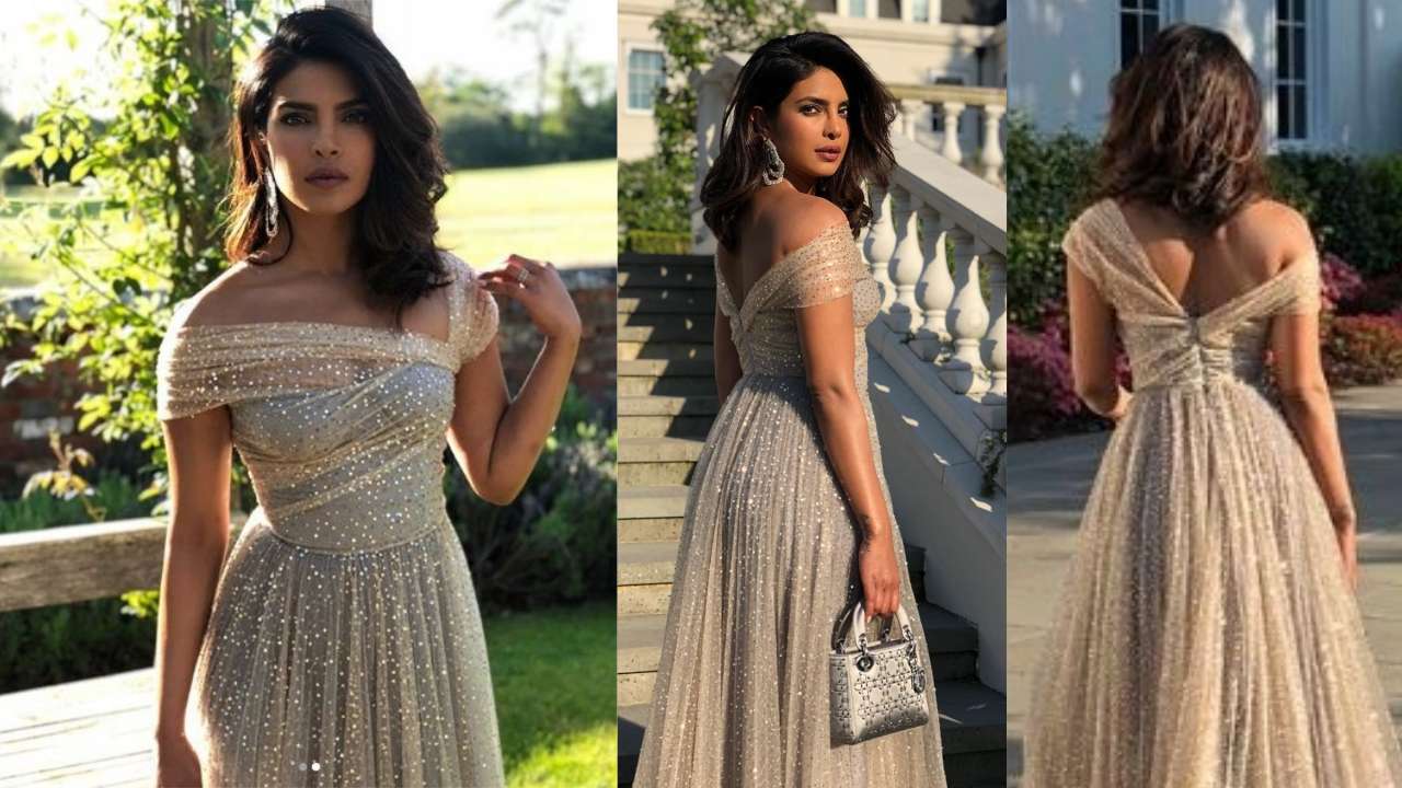 Royal Wedding Reception Priyanka Chopra Steals Meghan Markle S Royal Wedding Reception Priyanka Chopra Steals Meghan Markle S Thunder As She Turns Up Looking Like A Golden Dess