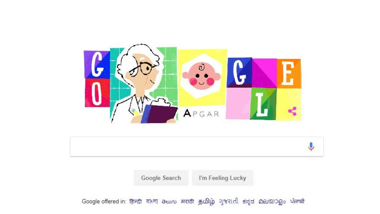 Google Doodle pays homage to baby-saving doctor Virginia Apgar