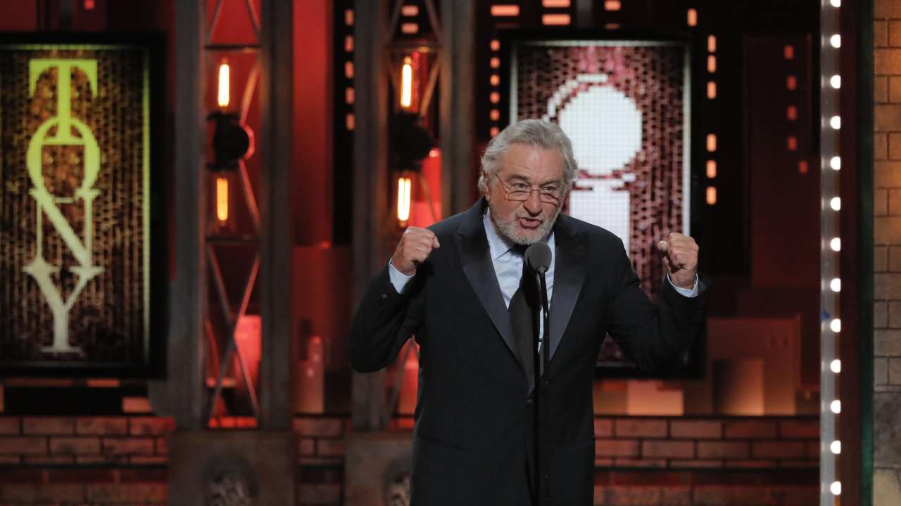 Robert de Niro at the Tony Awards