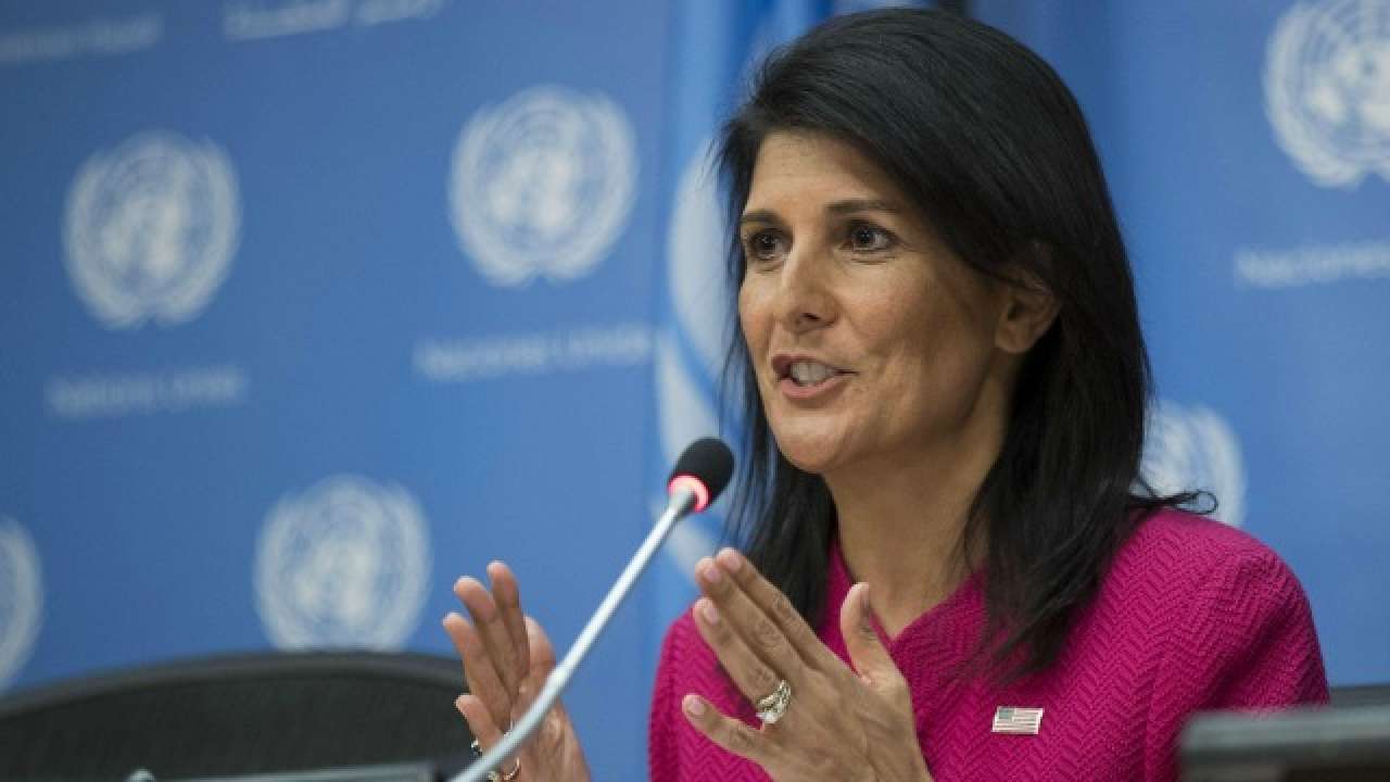 UN ambassador Nikki Haley