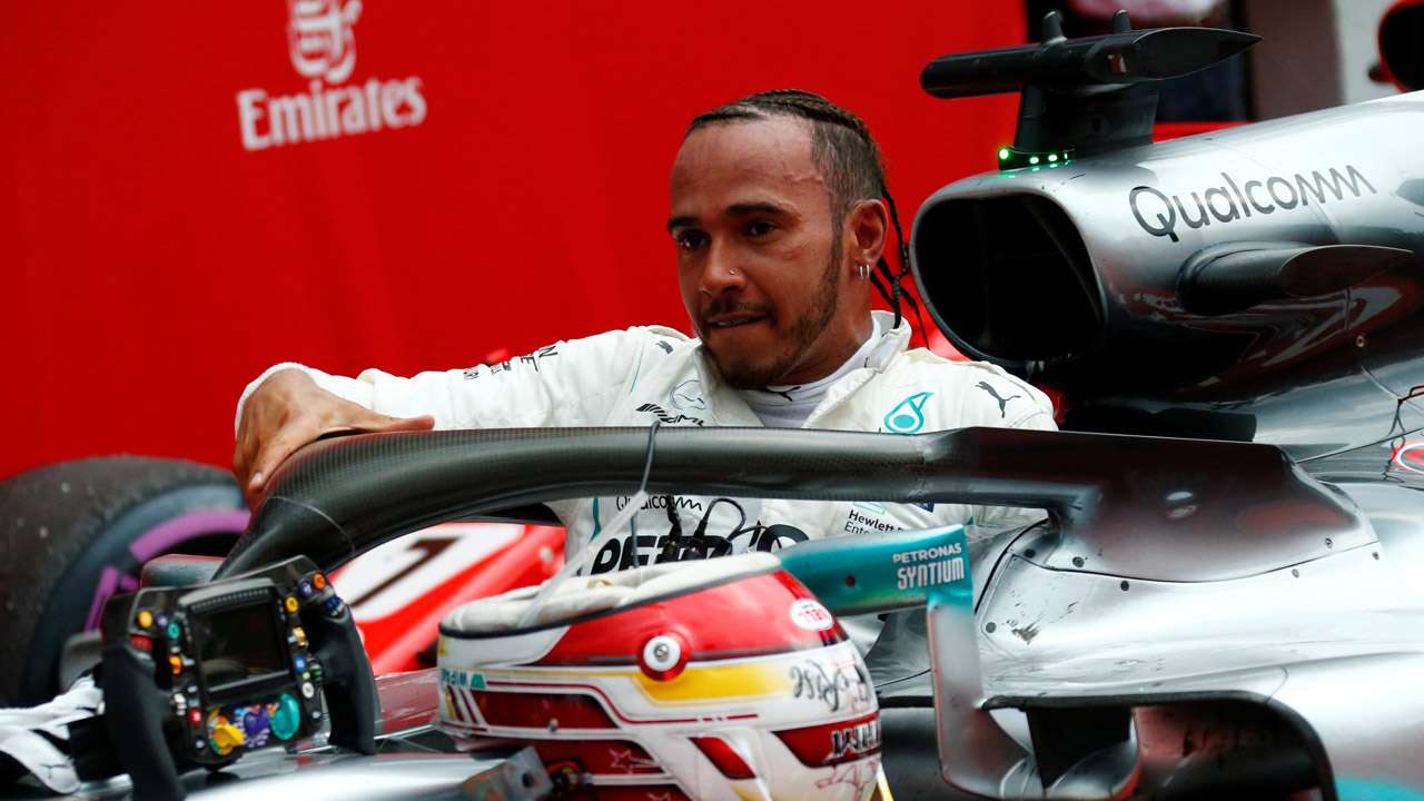 Wzruszony Lewis Hamilton