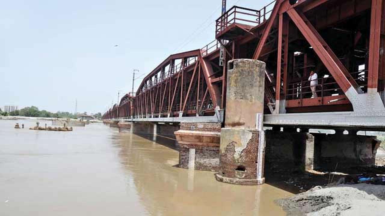 Image result for Trains cancelled as Yamuna bridge closed!