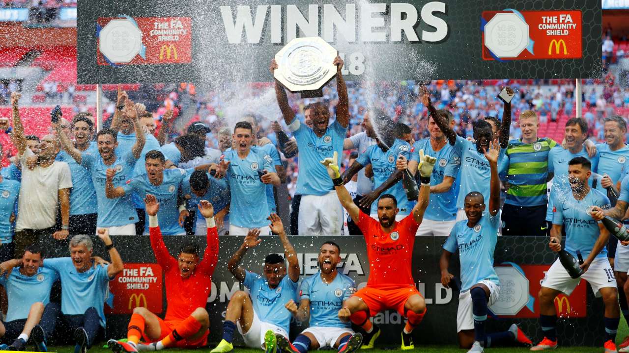 Image result for man city community shield