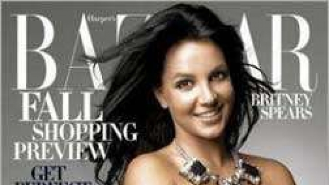 Britney Spears poses nude for Harpers Bazaar
