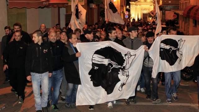 Corsica protest