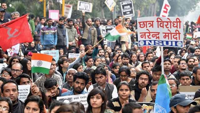 Protests against India student leader's arrest spread