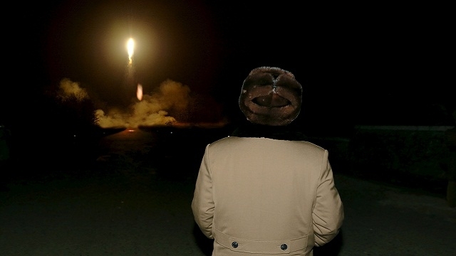 N Korea fires five missiles into sea as tensions soar