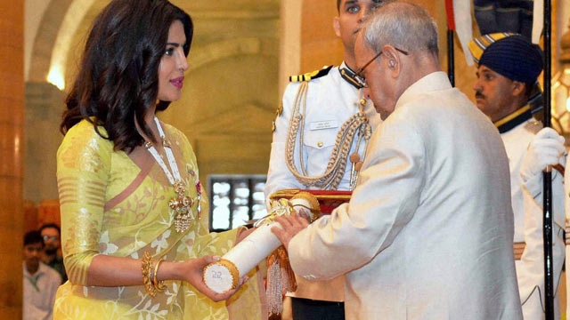 Padma Shri to actress Priyanka Chopra