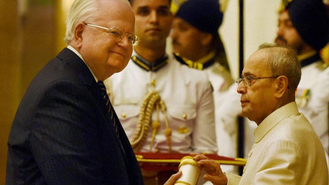 Padma Bhushan to retired American diplomat Robert Dean Blackwill