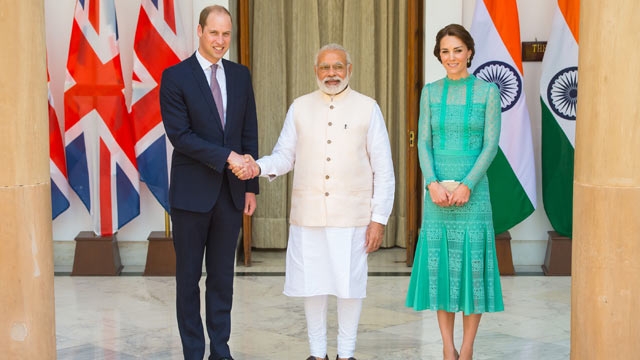 Royal couple meet PM Modi