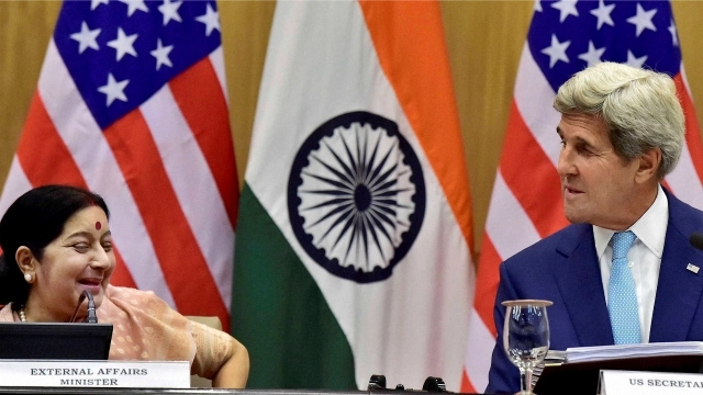 Image result for India America civil agreement sushma swaraj