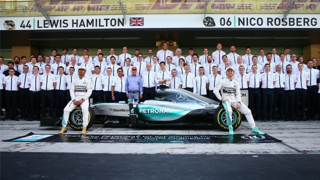 Hamilton and Rosberg duel will start 1-2 in Mexico