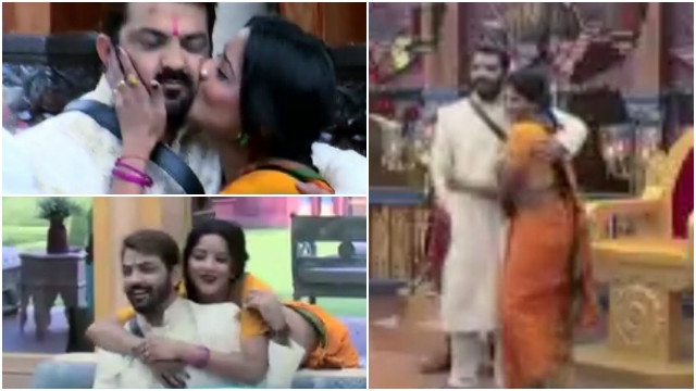 515501 mona manu kiss bigg boss 10 collage?itokgp5iIYEE - Monalisa kisses Manu Punjabi & confesses her liking for Him