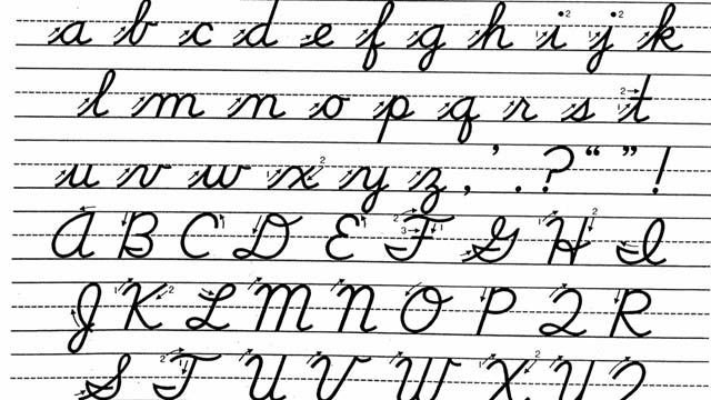 Order To Teach Capital Cursive Letters Order To Teach Capital Cursive Letters